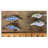 4 fishing lures
