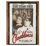 25x37 framed Casablanca movie poster print
