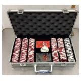 Budweiser poker chip set