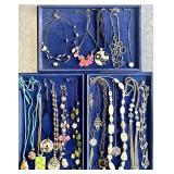 Costume jewelry necklaces