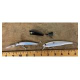 3 fishing lures