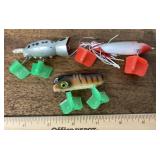 3 fishing lures