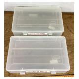 2 Plano plastic organizers