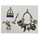 Sterling silver charms