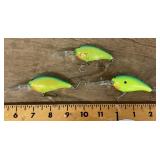 3 fishing lures