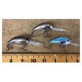 3 fishing lures