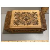 Jewelry box with jewelry and parts & pieces