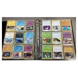 Binder with Pokï¿½mon cards --11 sheets