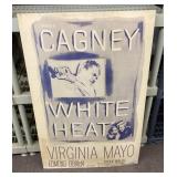 1949 "White Heat" movie poster 41x27