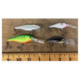 4 fishing lures