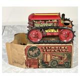 1940s Marx tin litho miniature Climbing Tractor