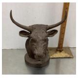 Cast iron bull head