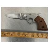 Novelty gun pocket knife