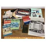 Collection of car books and car photos