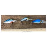 3 fishing lures