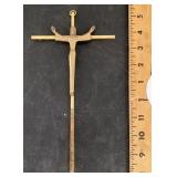Goldtone metal crucifix