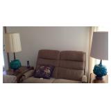 Pair of 36" MCM table lamps