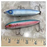 2 Heddon Zara-Spook lures