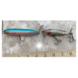 2 Heddon Spook lures