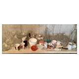 Group of kitchen items and glassware