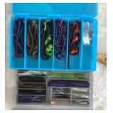 Collection of plastic fishing tackle