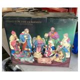 Porcelain nativity set