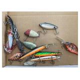 Assorted fishing lures