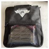 Soft plastic ring binder storage case