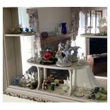 Contents of mirrored wall shelf