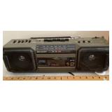 Sharp stereo boombox