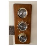 Sunbeam wall barometer/thermometer