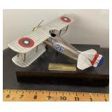 Vintage novelty biplane transistor radio