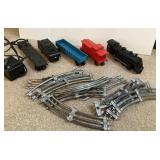Lot of Lionel trains, track, and transformer