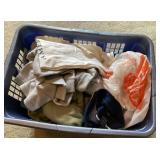 Laundry basket full of clothes