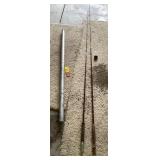 2 older fiberglass fly rods