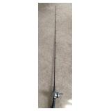 Shimano graphite fishing rod & Abu Garcia reel
