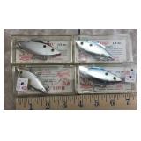 4 Rat-L-Trap lures