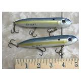 2 Heddon Super Spook lures