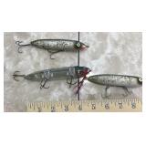 3 Heddon Super Spook lures