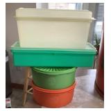 Group of Tupperware