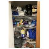 Contents of pantry in laundry room