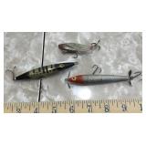 3 Heddon lures