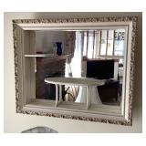 Mirrored shadowbox shelf 27x33