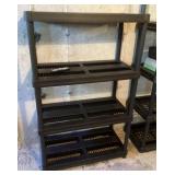 48" tall plastic shelf