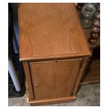 Side table with pullout