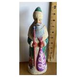 Carved wood Santa