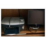 Dell computer monitor and HP printer