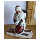 G. DeBrekht Skiing Santa figure