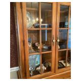 Contents of china cabinet