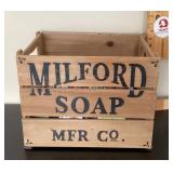 Milford Soap crate